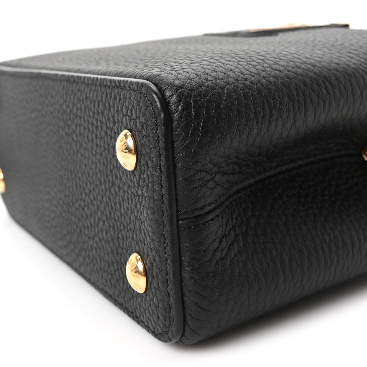 Louis Vuitton Taurillon Mini Capucines Black 9 of 10
