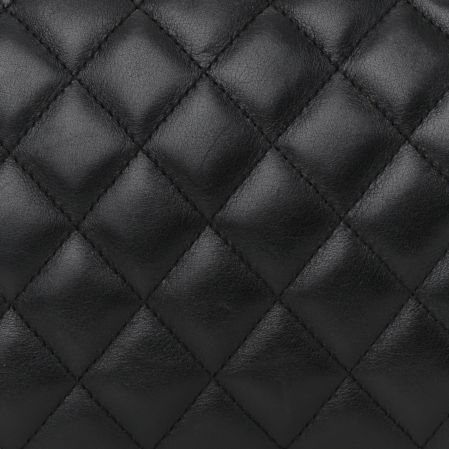 Chanel Calfskin Quilted Large Cambon Bowler Black 8 of 10