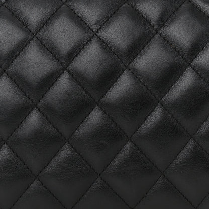Chanel Calfskin Quilted Large Cambon Bowler Black 8 of 10