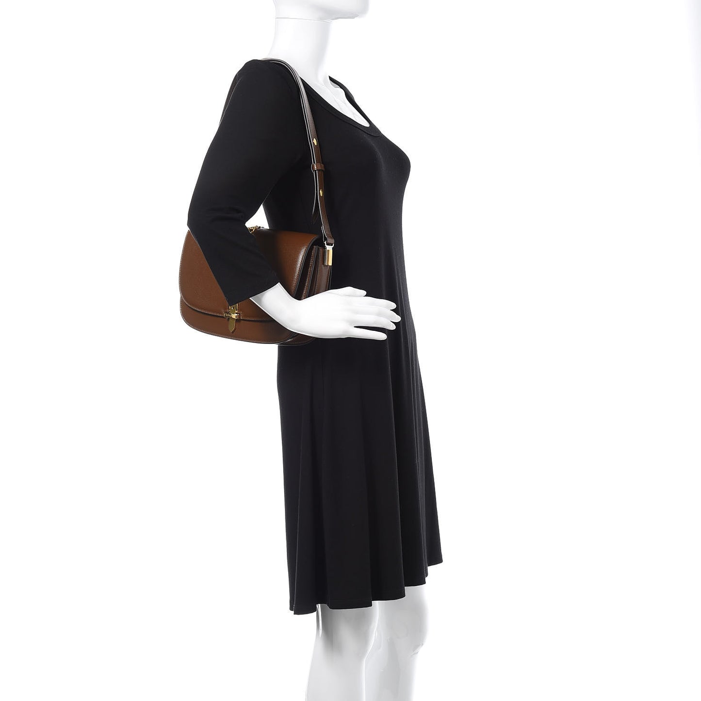 Azalea Calfskin Small Sylvie 1969 Flap Messenger Bag Cuir