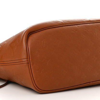 Louis Vuitton Empreinte Monogram Giant Neverfull MM Cognac 9 of 10
