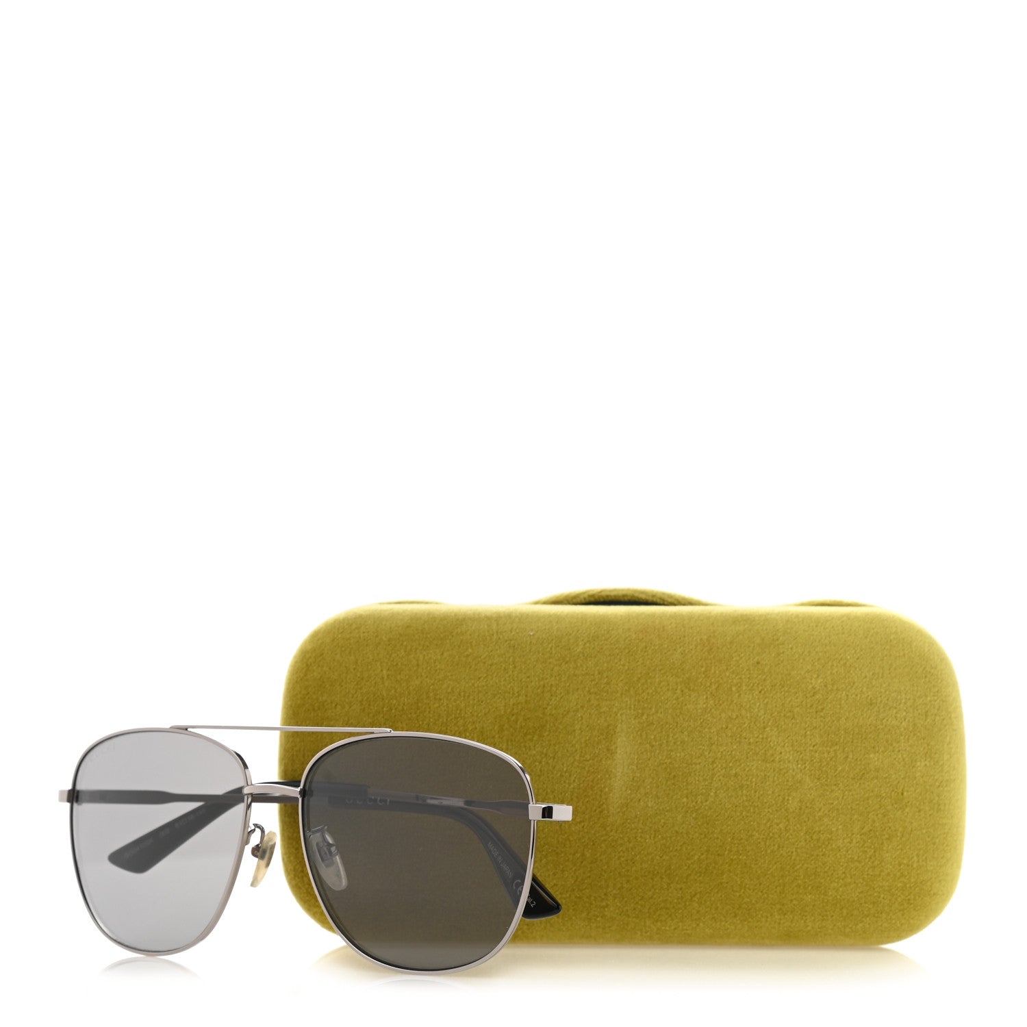 Gucci Aviator Sunglasses GG0410SK Grey 8 of 8