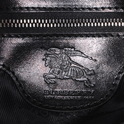 Burberry Prorsum Leather Studded Hobo Black 6 of 8