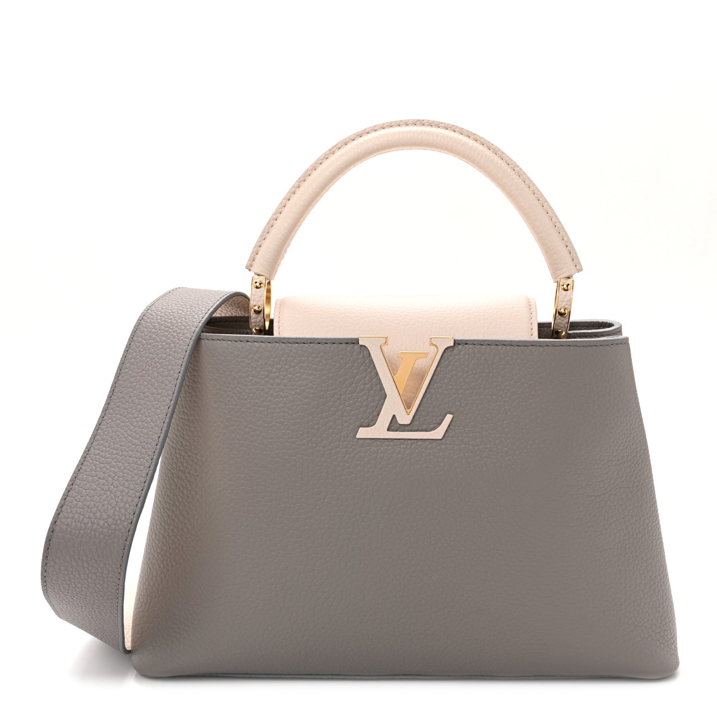 Taurillon Capucines MM Steeple Gray