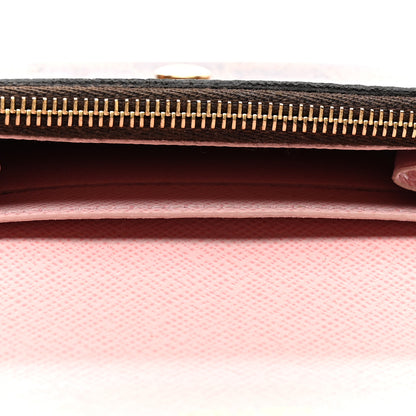 Louis Vuitton Damier Ebene Rosalie Coin Purse Rose Ballerine 8 of 12