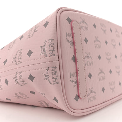 MCM Visetos Medium Liz Reversible Shopper Tote Powder Pink 13 of 16