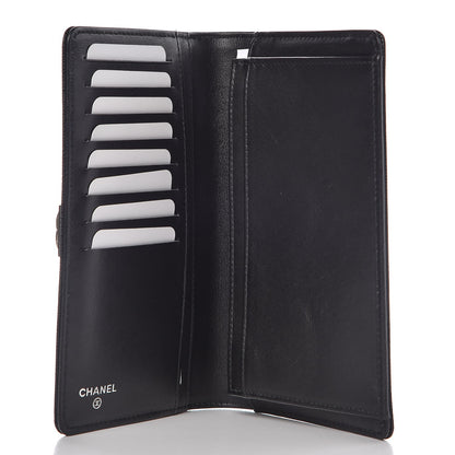 Chanel Caviar Quilted Boy Yen Wallet Black 5 of 9