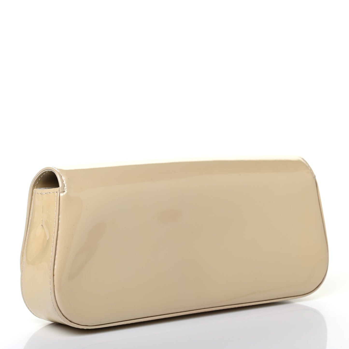 Patent Sobe Clutch Blanc Corail