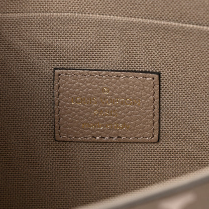 Louis Vuitton Empreinte Monogram Giant Felicie Pochette Tourterelle Creme 7 of 9