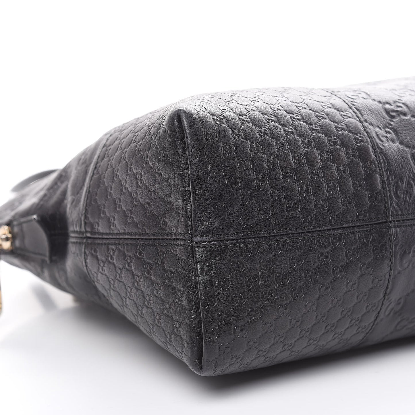 Guccissima Medium Bree Shoulder Bag Black