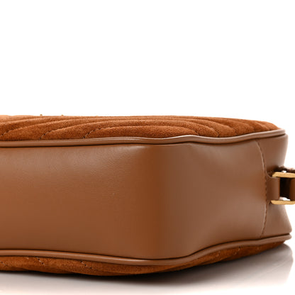 Saint Laurent Suede Matelasse Monogram Lou Camera Bag Cinnamon 8 of 8