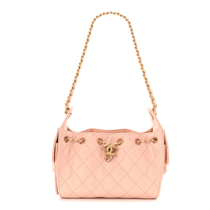 Chanel Caviar Quilted Mini Chanel 25 Handbag Light Pink 1 of 10