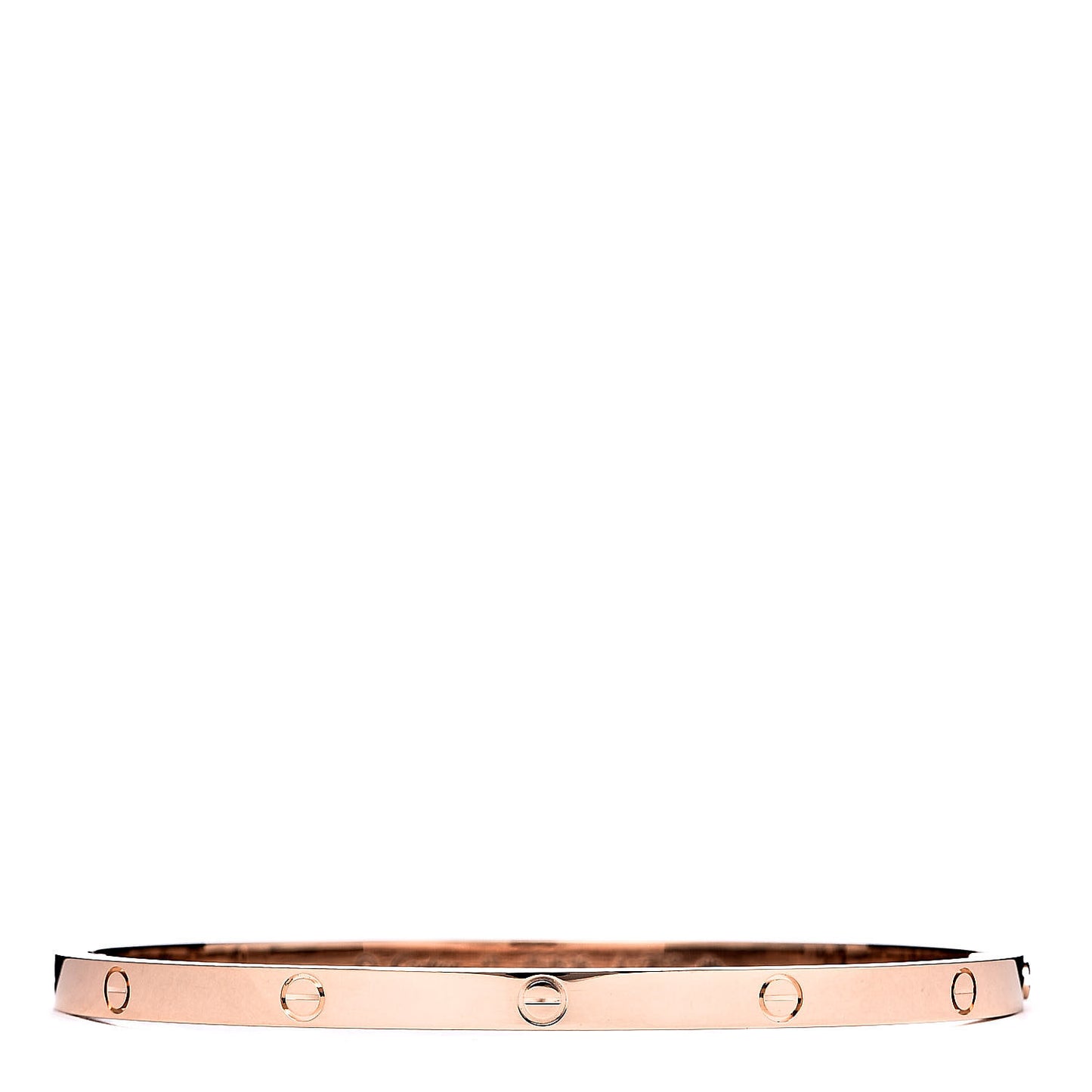 18K Pink Gold Small LOVE Bracelet 17