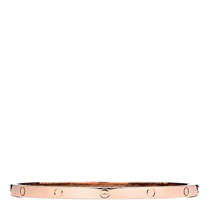 Cartier 18K Pink Gold Small LOVE Bracelet 17 1 of 6