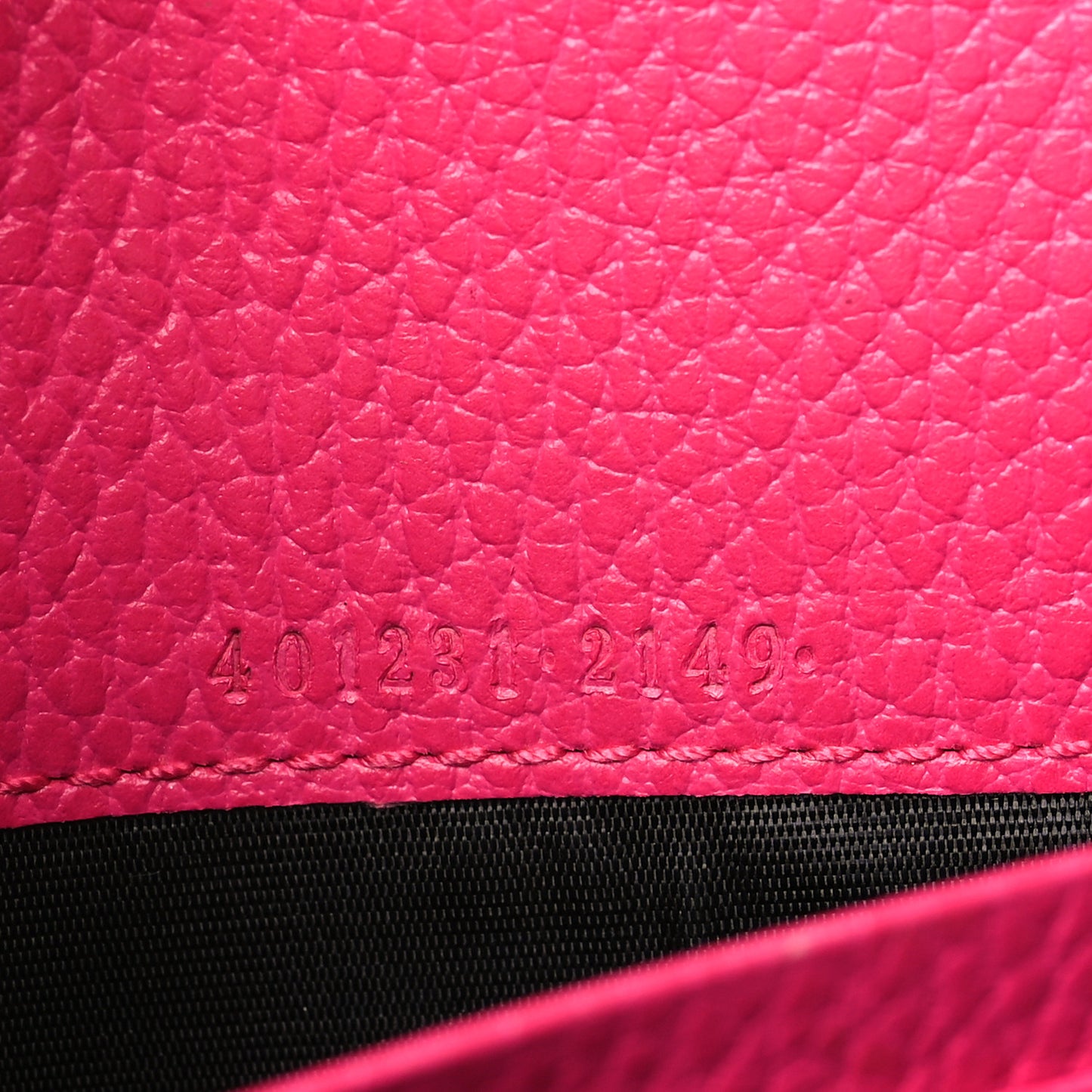 Dollar Calfskin Crystal Mini Dionysus Chain Wallet Box Pink