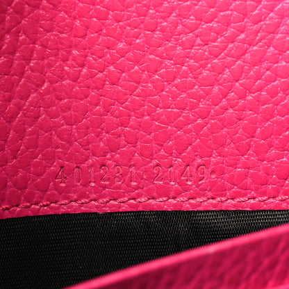 Gucci Dollar Calfskin Crystal Mini Dionysus Chain Wallet Box Pink 7 of 9