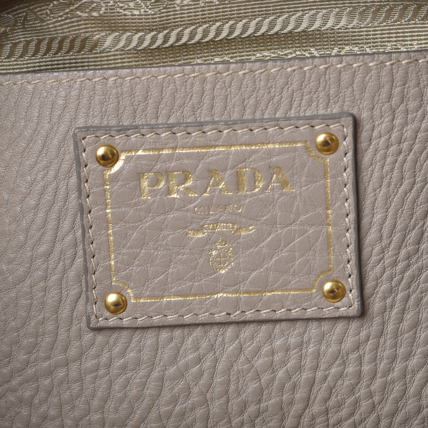 Prada Vitello Daino Side Pocket Tote Pomice 6 of 8