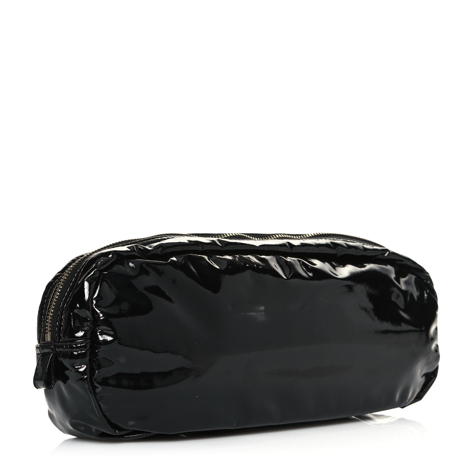 Prada Vernice Cosmetic Pouch Black 3 of 10