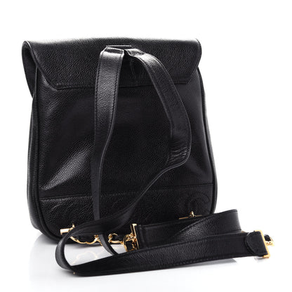 Chanel Caviar CC Backpack Black 3 of 10