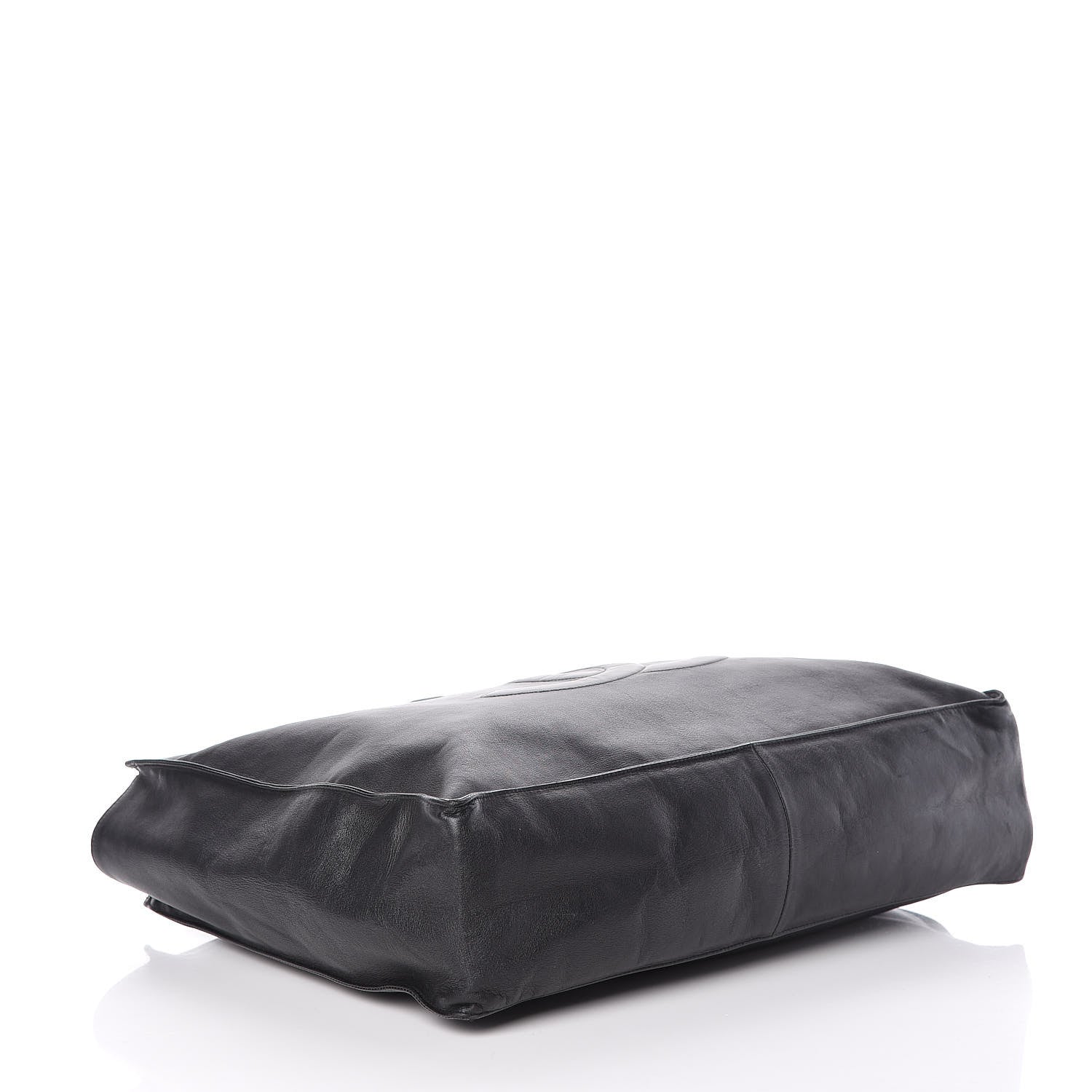 Chanel Lambskin CC Tote Black 4 of 10
