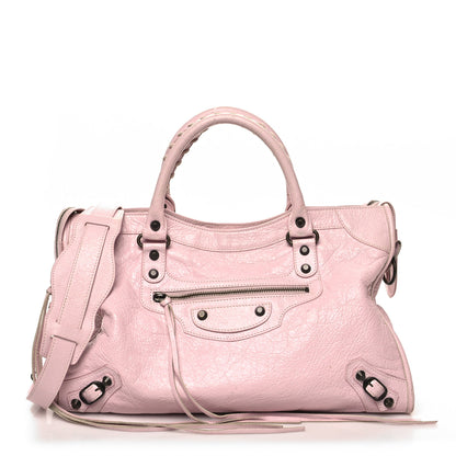 Balenciaga Agneau Classic Hardware City Rose Poudre Rose Petunia 1 of 14