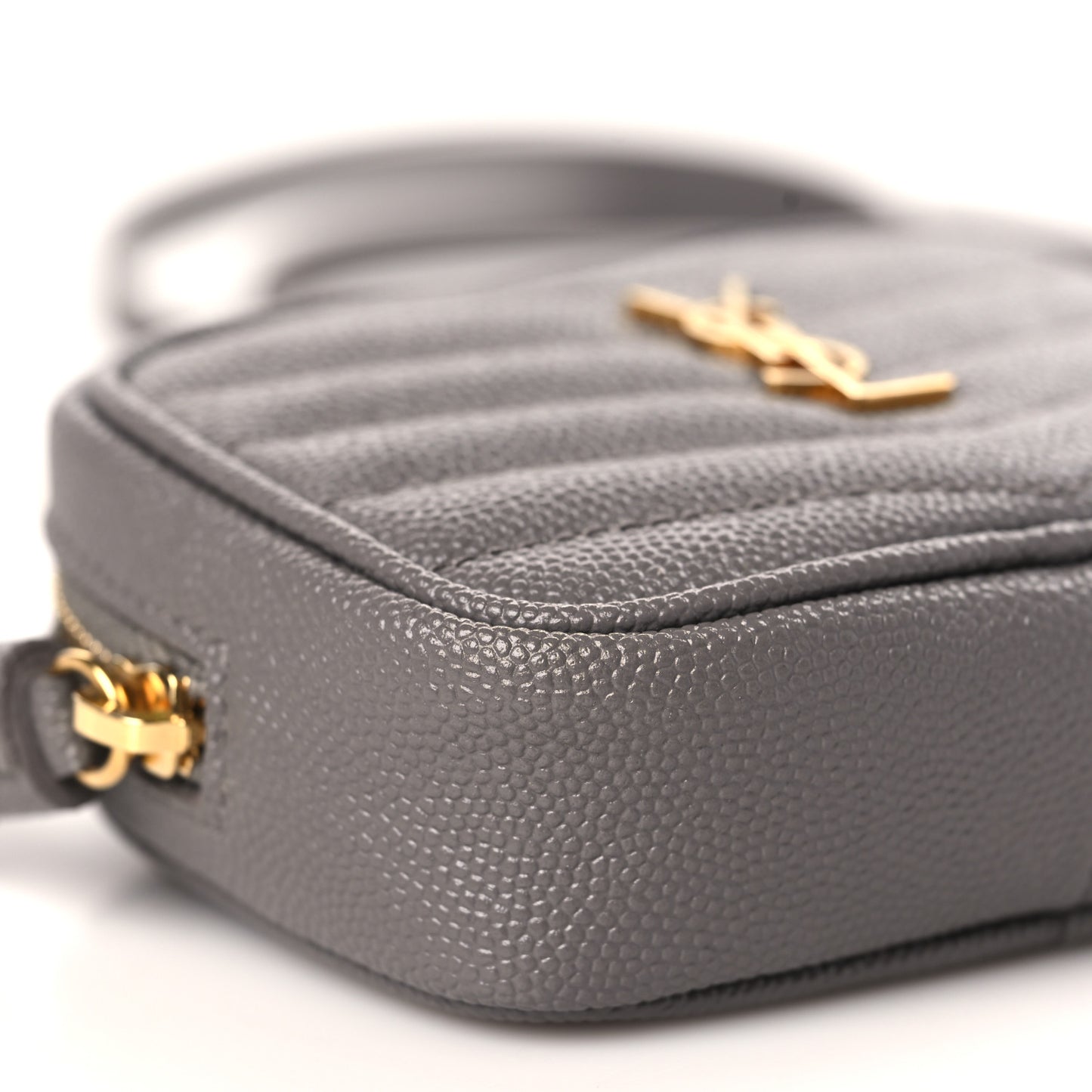 Grain De Poudre Matelasse Monogram Baby Lou Camera Bag Fog