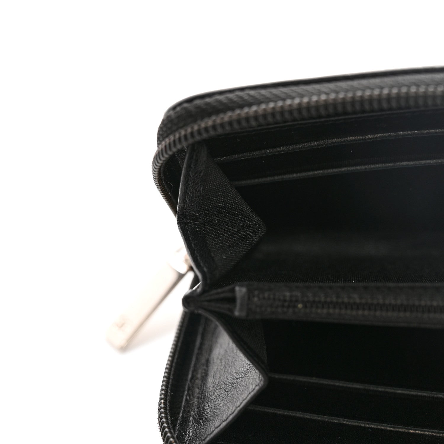Chanel Caviar Large Timeless CC Zip Around Wallet Black 16 of 24