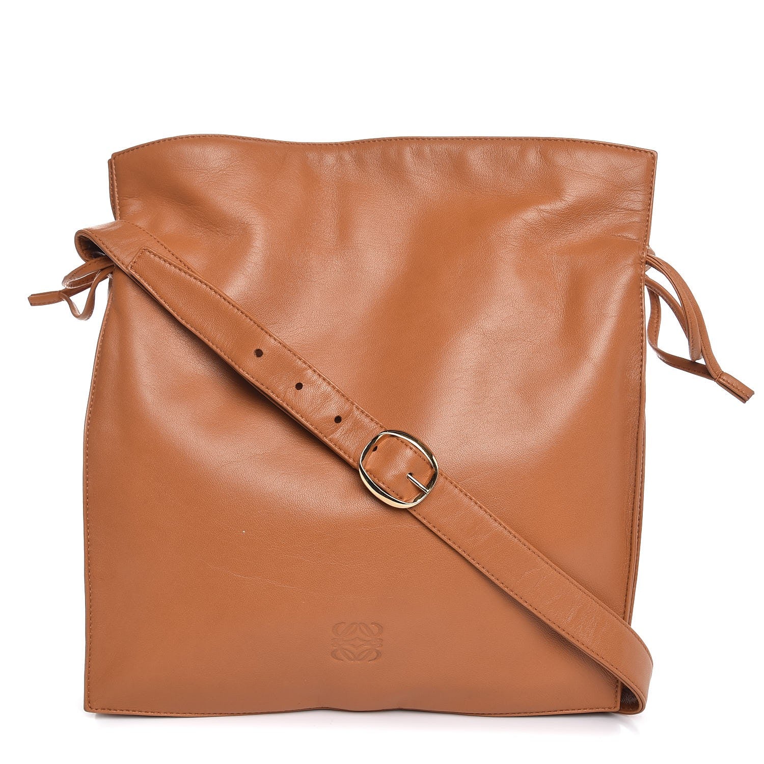 Loewe Nappa Drawstring Shoulder Bag Brown 1 of 8