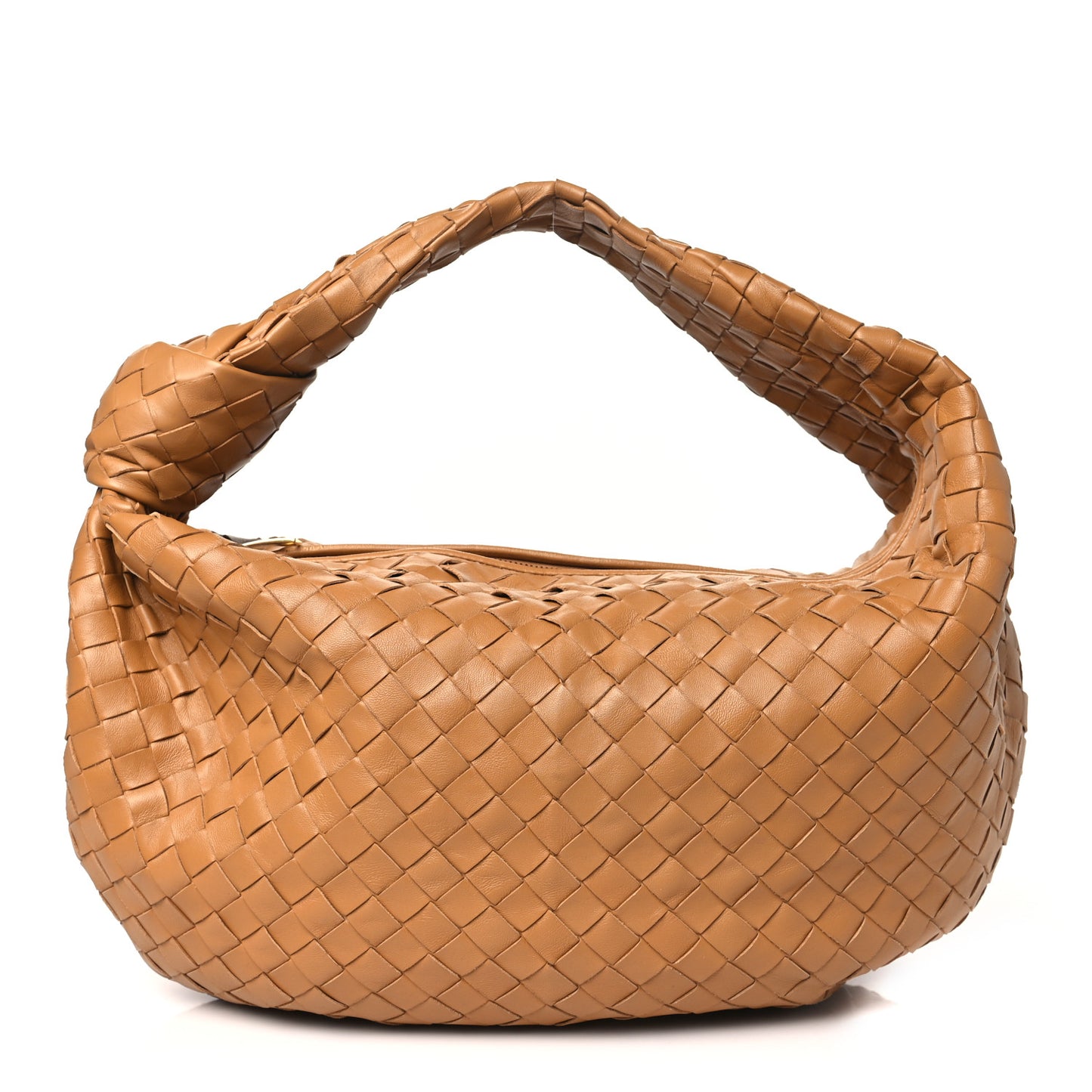 Nappa Intrecciato Small Jodie Caramel
