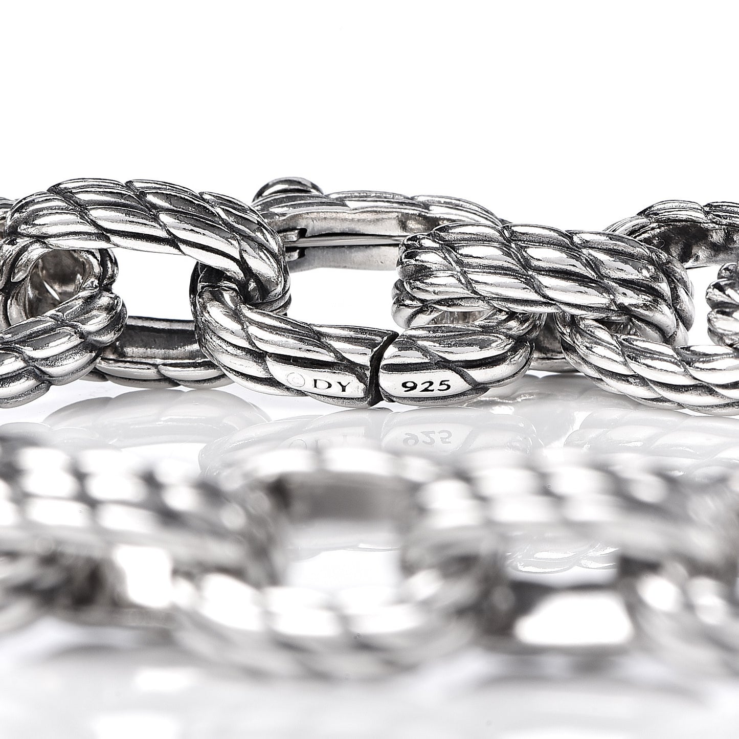 Sterling Silver Men's Chain Link Bracelet