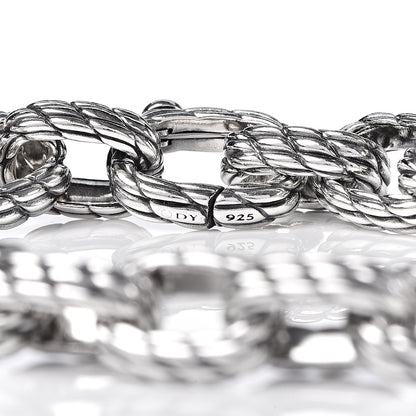 David Yurman Sterling Silver Men's Chain Link Bracelet 5 of 5