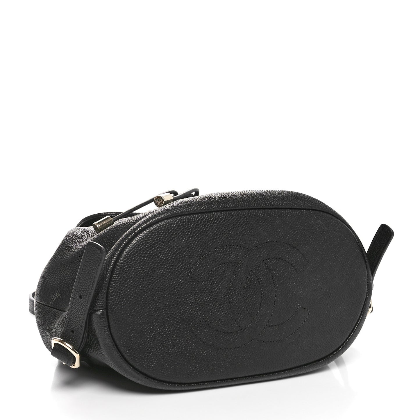 Caviar Quilted Backpack Black
