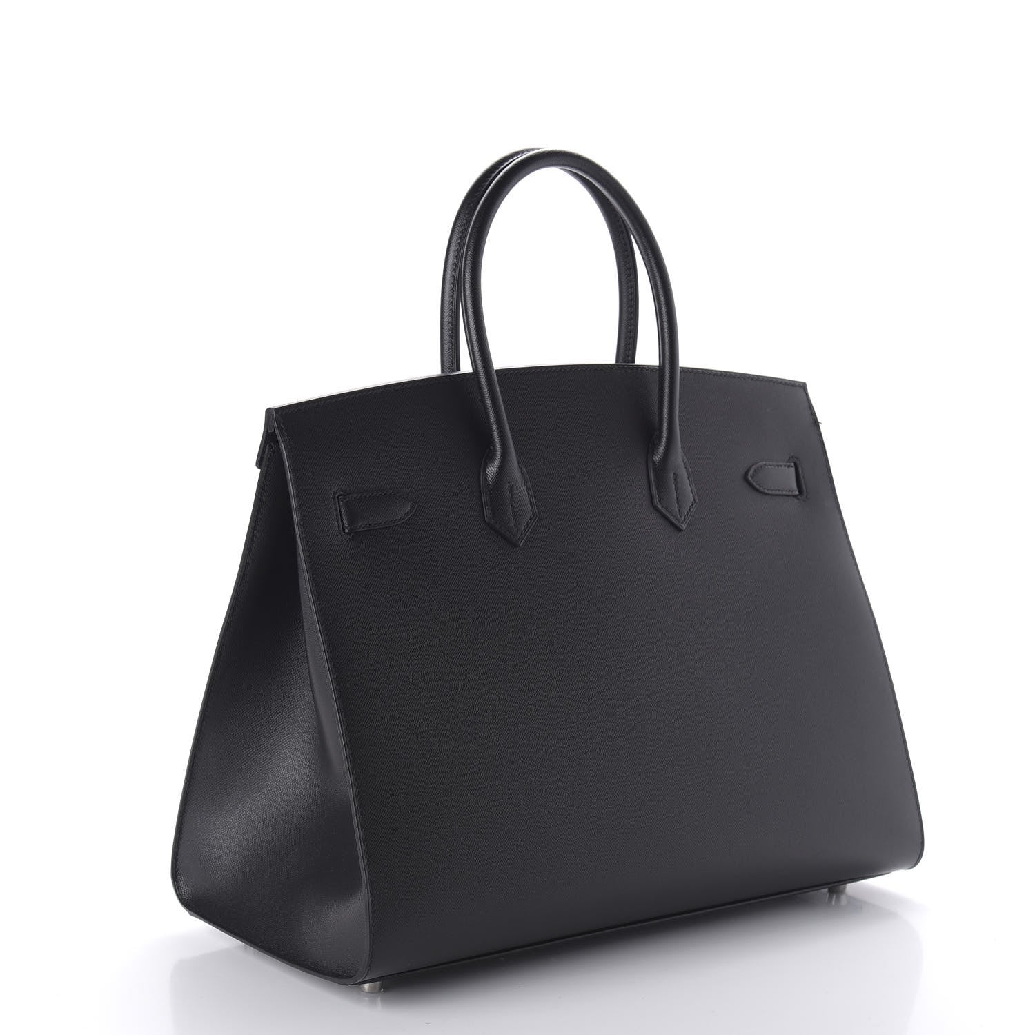 Hermes Madame Calfskin Birkin Sellier 35 Black 3 of 11