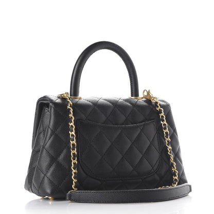 Chanel Caviar Quilted Mini Coco Handle Flap Black 2 of 9
