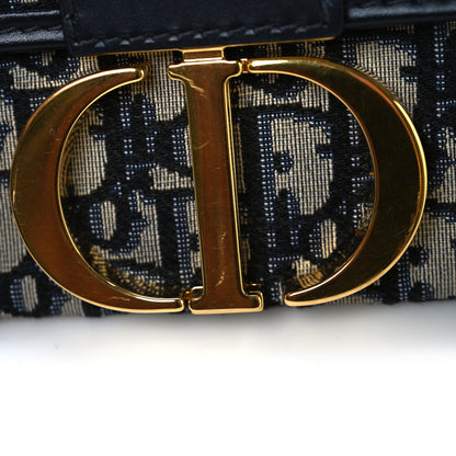 Christian Dior Oblique 30 Montaigne Chain Pouch Blue 11 of 11