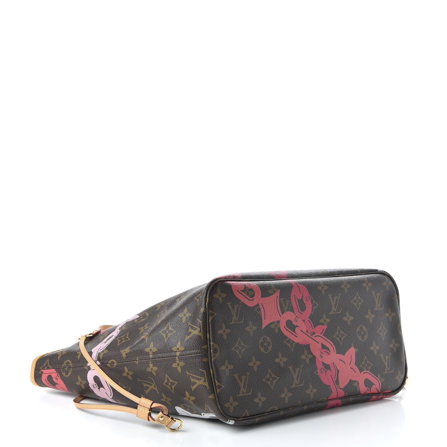 Louis Vuitton Monogram Bay Neverfull MM Rose Ballerine Poppy 4 of 10