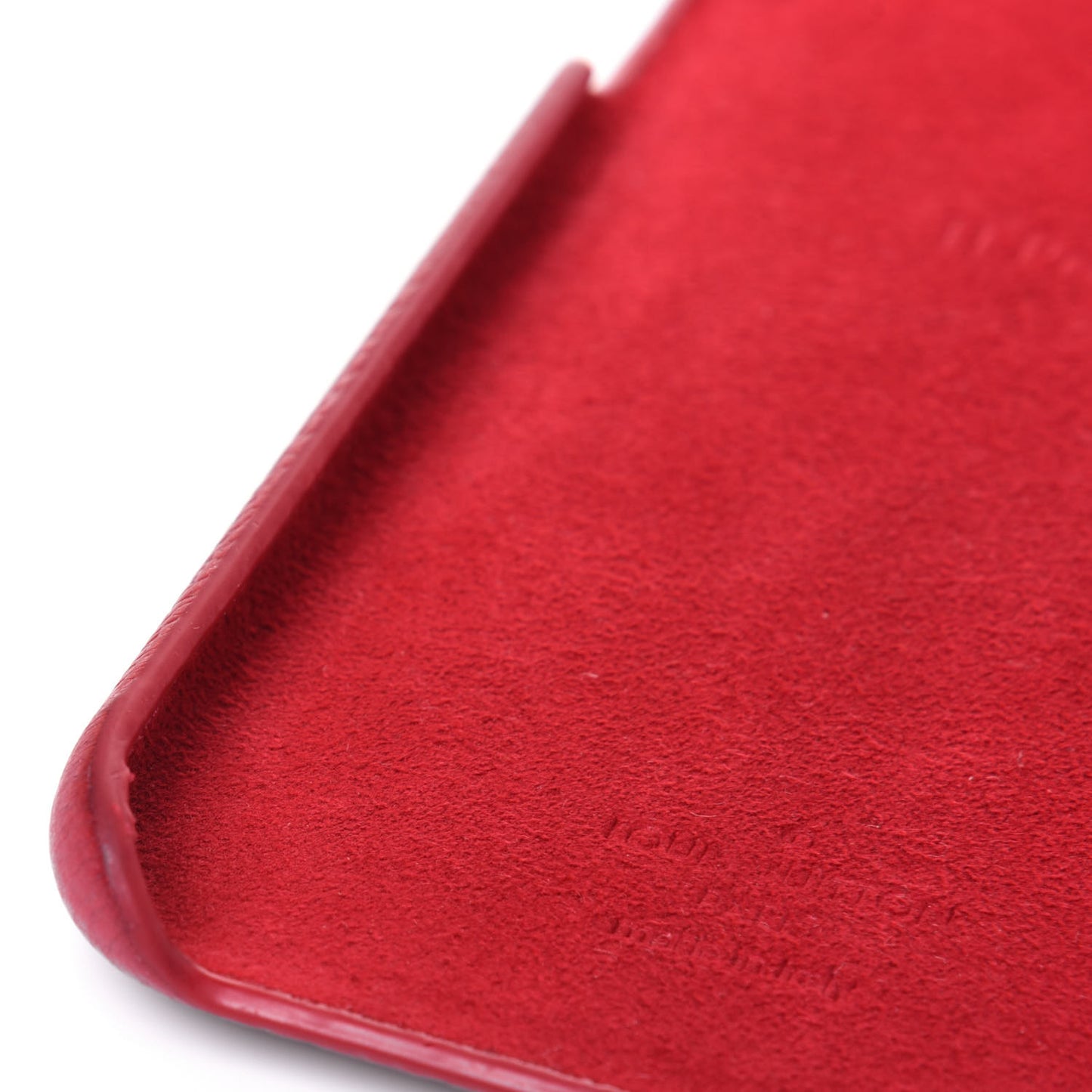 Calfskin Monogram iPhone 11 Pro Max Bumper Scarlet