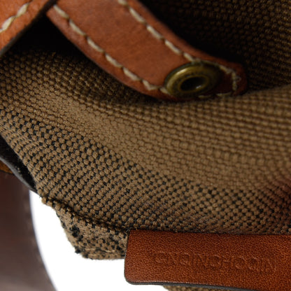 Burberry Canvas Mega Check Medium Susanna Hobo Saddle Brown 10 of 14