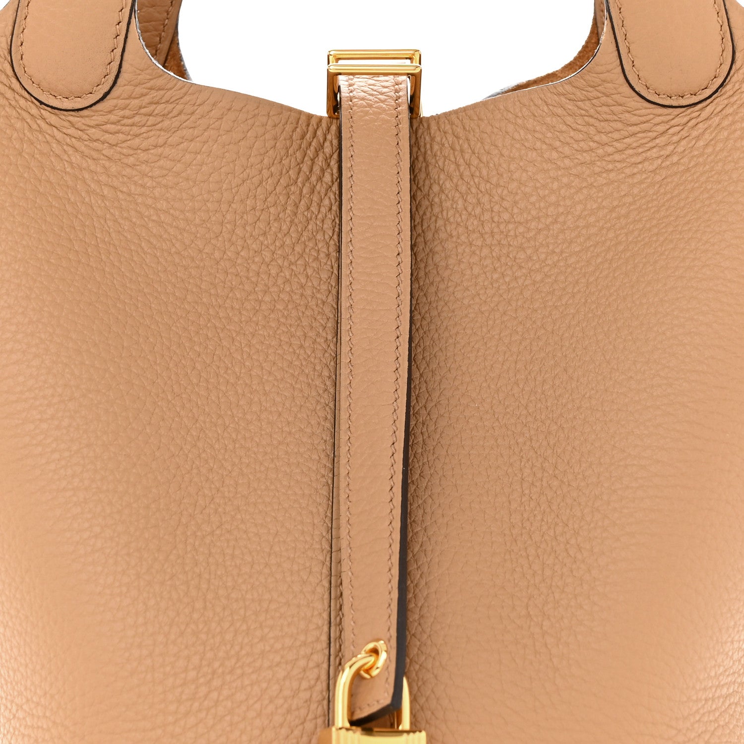 Hermes Taurillon Clemence Picotin Lock 18 PM Chai 8 of 11