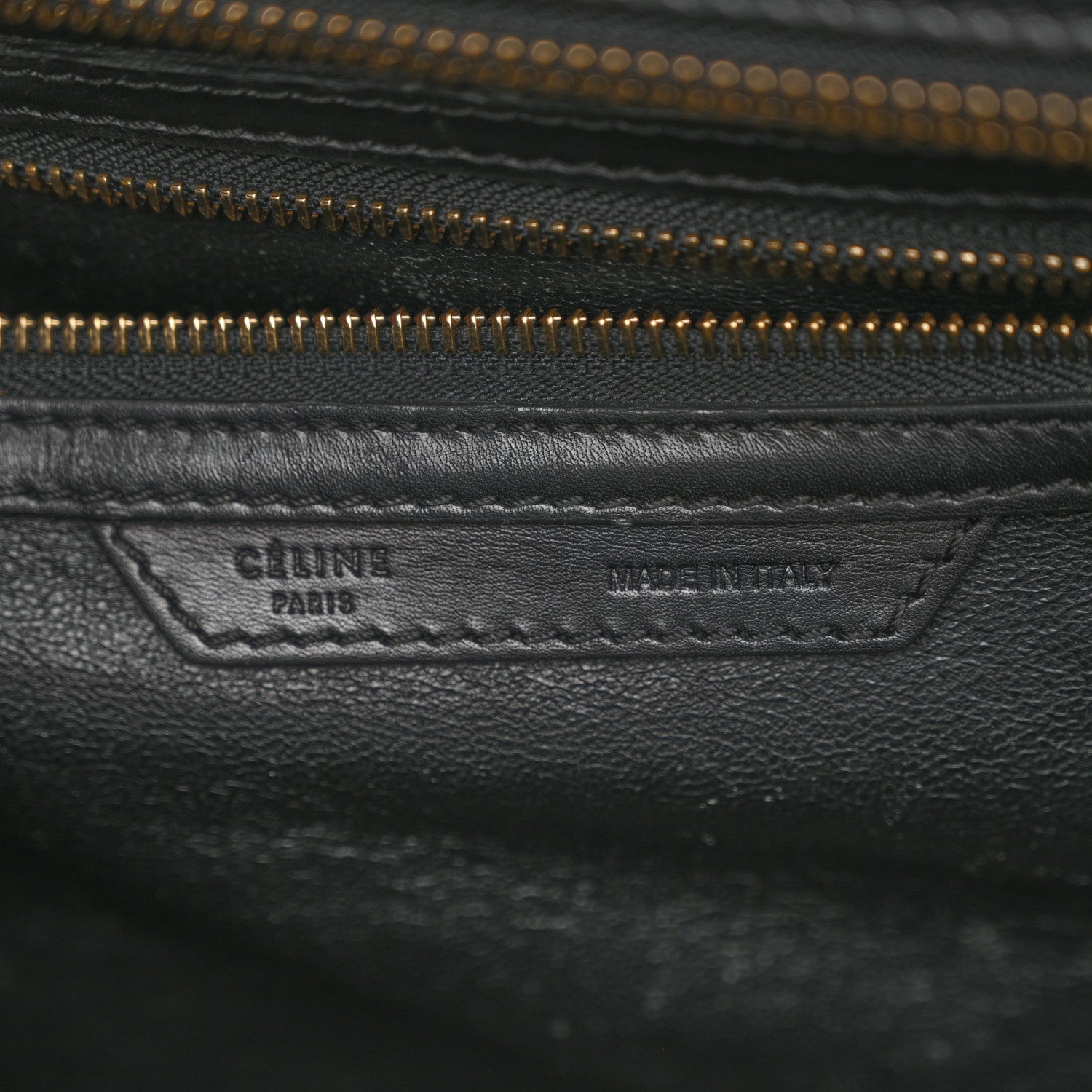 Celine Elephant Calfskin Suede Mini Tri-Color Luggage Sand 6 of 13