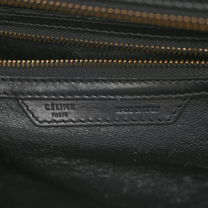 Celine Elephant Calfskin Suede Mini Tri-Color Luggage Sand 6 of 13