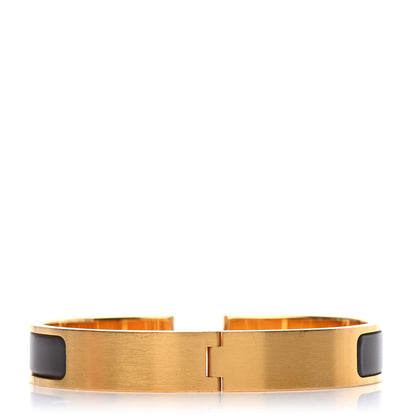 Hermes Matte Enamel Narrow Clic Clac HH Bracelet GM Etain 3 of 4