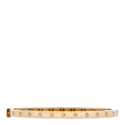 Roberto Coin 18K Yellow Gold Symphony Pois Moi Oval Bangle Bracelet 1 of 3