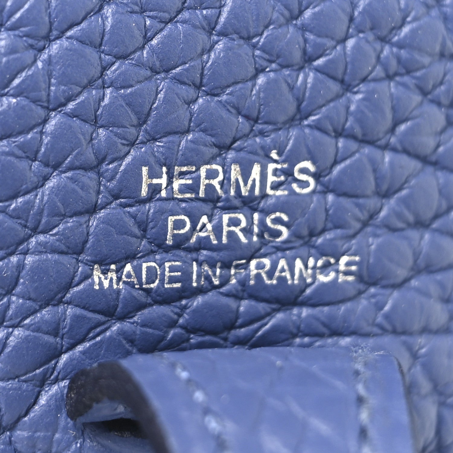 Hermes Taurillon Clemence Evelyne TPM Bleu Brighton 6 of 10