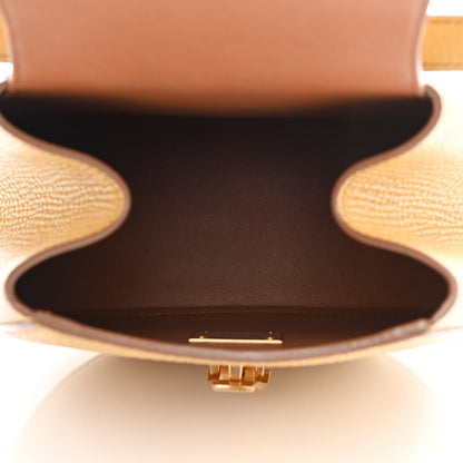 Bottega Veneta Palmellato Calfskin Rounded Belt Bag Butterscotch 8 of 21