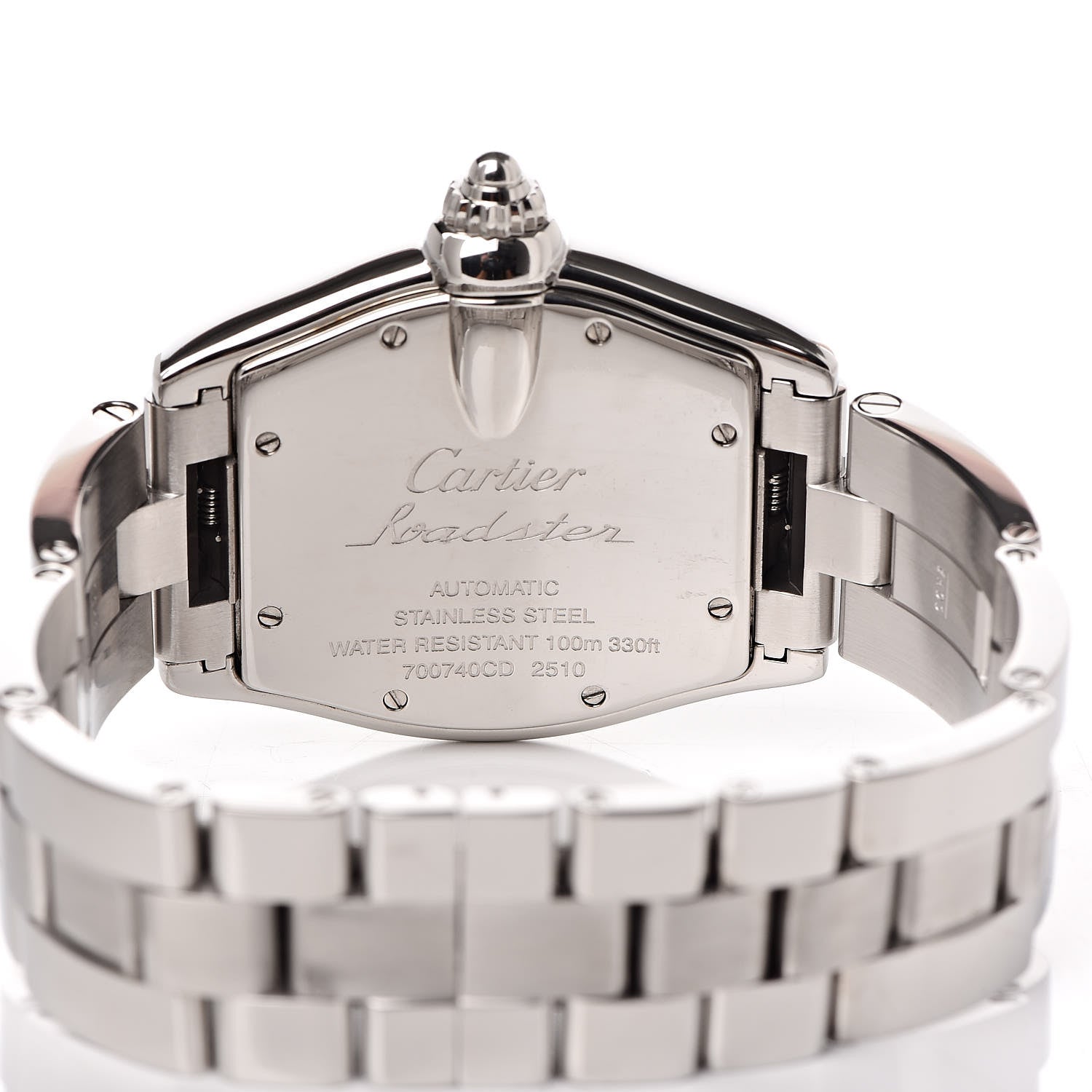 Cartier Stainless Steel 37mm Roadster Automatic Watch 4 of 12