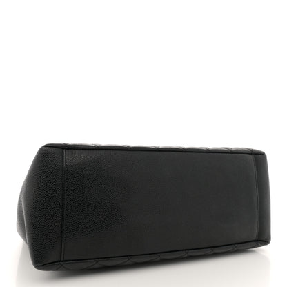 Chanel Caviar Quilted Grand Shopping Tote GST Black 4 of 12