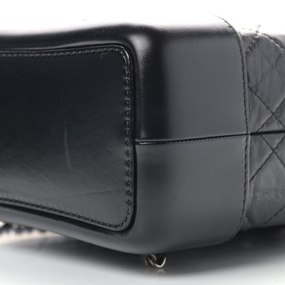 Chanel Aged Calfskin Quilted Small Gabrielle Backpack Black 8 of 8