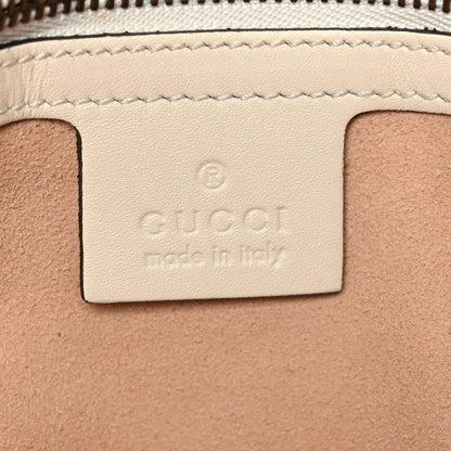 Gucci Calfskin Matelasse Small GG Marmont Shoulder Bag White 6 of 11