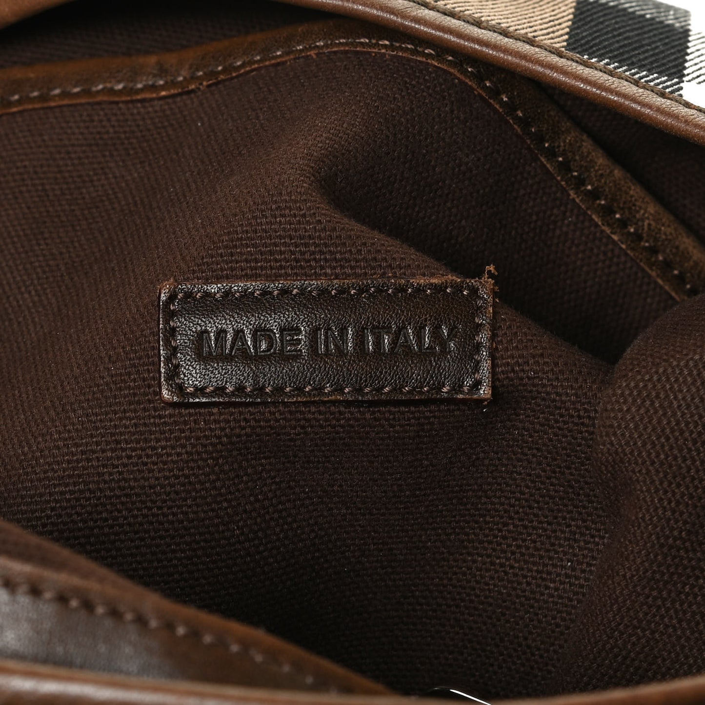 House Check Brook Hobo Brown